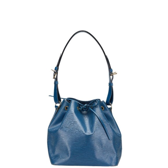 Louis Vuitton Epi Petit Noe Bag M44105 Toledo Blue Leather Women's LOUIS VUITTON - Picture 1 of 10